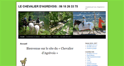 Desktop Screenshot of lechevalierdagrevois.com