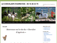Tablet Screenshot of lechevalierdagrevois.com